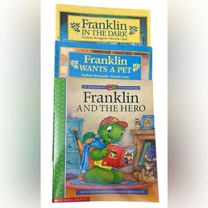 Lot of 3 Franklin the Turtle Picture Books by Paulette Bourgeois Vintage